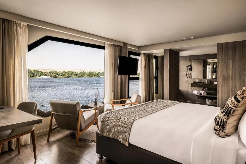 Cabin aboard the Historia The Boutique Nile Cruise Nile cruise